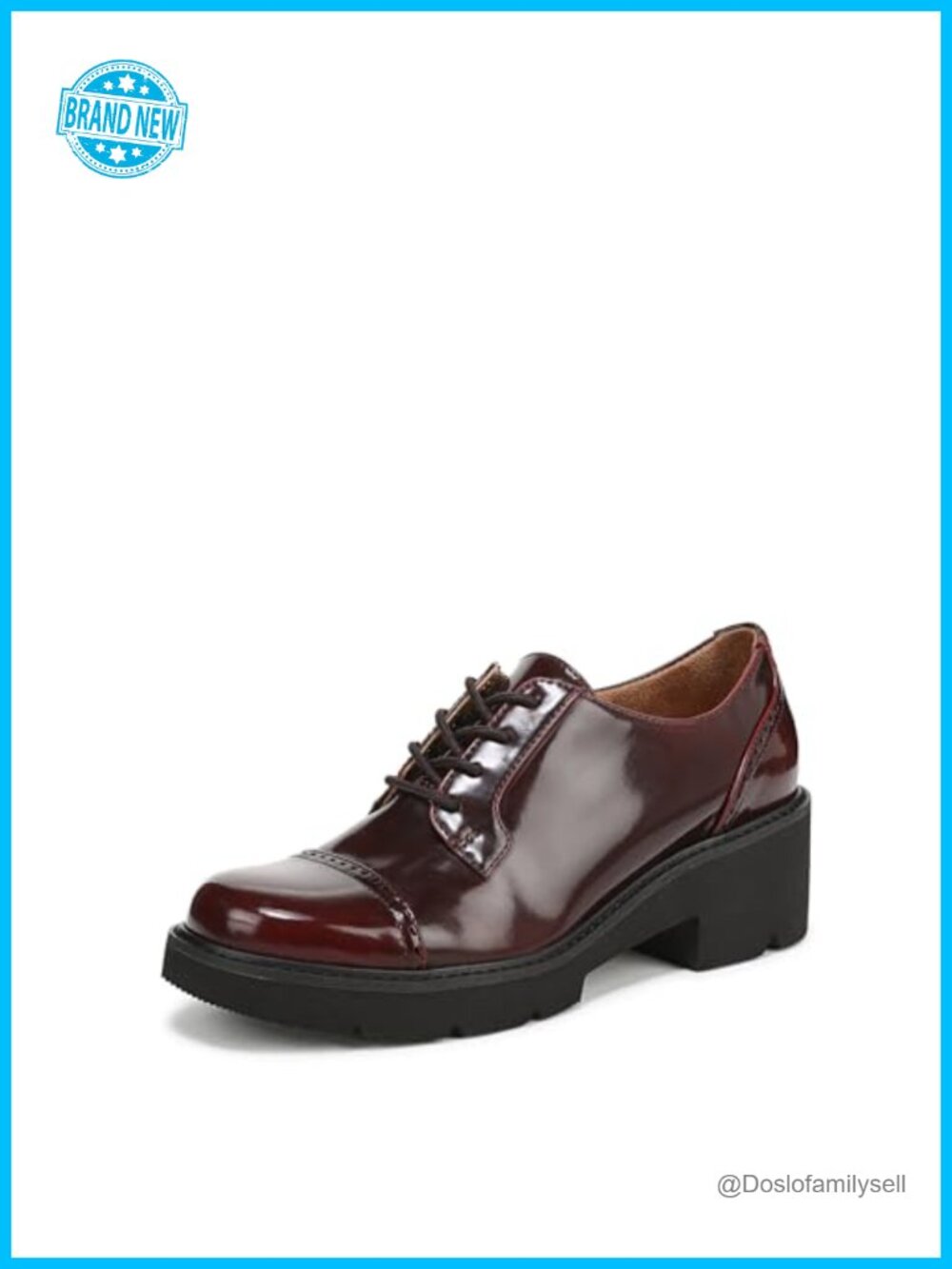 Lightweight Oxford Loafers with Stitched Details, Contour+ Comfort, Synthetic
